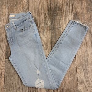 Levi's Light Blue Skinny Jeans